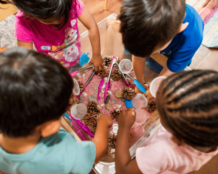 Children's are playing